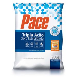 Pastilha Cloro Pace Tripla Ação HTH Piscina 200g