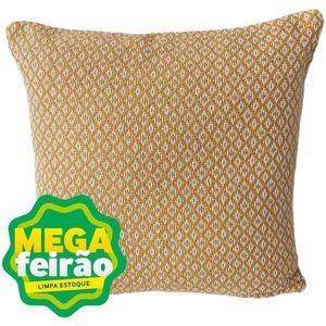 Almofada Tecelagem Mello July Mostarda 45x45cm