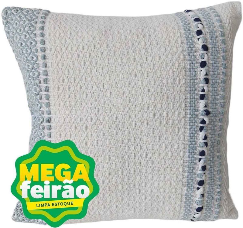 Almofada Tecelagem Mello Melissa Oceano 45x45cm