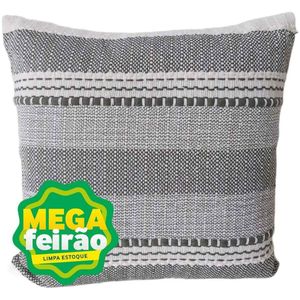 Almofada Tecelagem Mello Braid Fendy 45x45cm