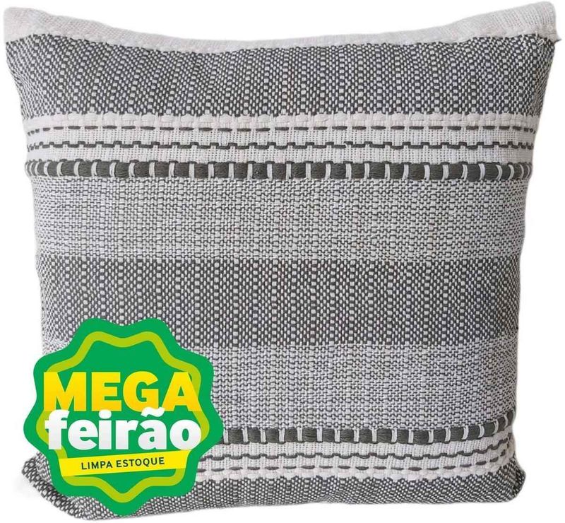 Almofada Tecelagem Mello Braid Fendy 45x45cm