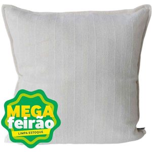 Almofada Tecelagem Mello Naturale Crú 45x45cm