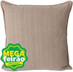Almofada Tecelagem Mello Natural Cafe Com Leite 45x45cm