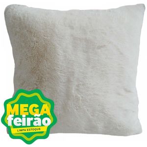 Almofada Soft Tecelagem Mello Branco 45x45cm