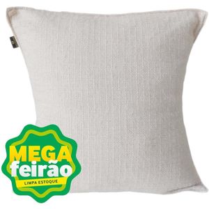 Almofada Mont Blanc Tecelagem Mello Bege 45X45cm