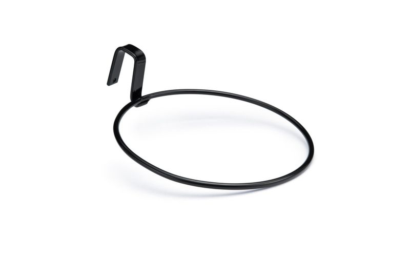 SUPORTE-ANEL-RAIZ-PARA-VASO-NUMERO-3-PRETO-16X4CM