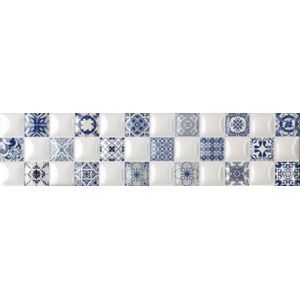Faixa Decorativa Retangular Cerâmica Gabriella HDLR11005 35X8,5cm