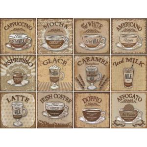 Revestimento Decorativo Gabriella 20x20cm Ats Cafe Bege