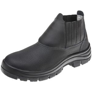 Botina de Elástico Marluvas Safety Flex Preto com Biqueira Tamanho 38
