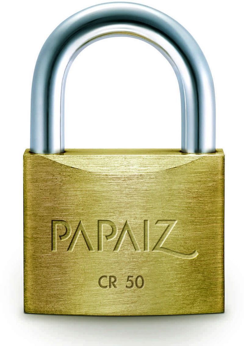 Cadeado-Papaiz-CR50-SM-50MM-Latao