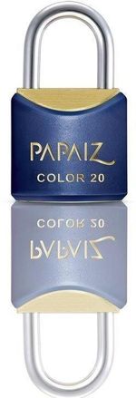 Cadeado-Papaiz-CR20-SM-20MM-Serie-Color-Azul