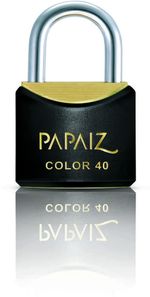 Cadeado-Papaiz-CR40-SM--40MM-Serie-Color-Preto
