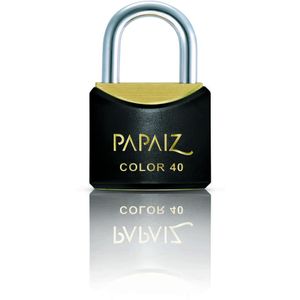 Cadeado Papaiz CR40 SM  40MM Serie Color Preto