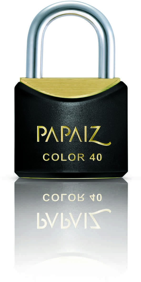Cadeado-Papaiz-CR40-SM--40MM-Serie-Color-Preto