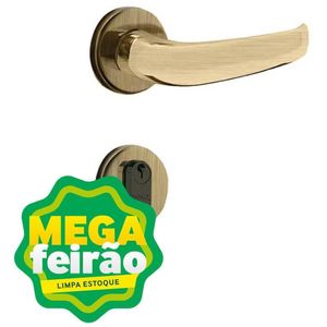 Fechadura Papaiz Yale 3400 R61 MZ920 Oxidado