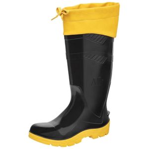 Bota PVC Marluvas com Forro Preto e Amarelo Tamanho 41