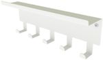 Prateleira-Decorativa-Dicarlo-com-Gancho-Branco-com-6-Ganchos