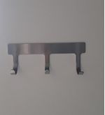 Pendurador-DS-Artefatos-DS13009In-3-Ganchos-Aco-Inox-Fixacao-com-Fita-Dupla-Face-6x43x15-Escovado