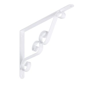 Mão Francesa DS Artefatos DS81101Br Colonial Aço Pintado Branca 18cm