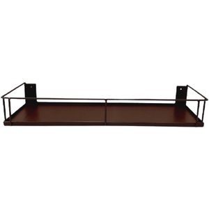 Prateleira Decorativa DS Hera Aço Pintado Corten 20x80cm