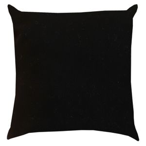 Capa de Almofada Proxima Algodão Liso Preto 45X45cm