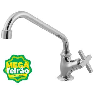 Torneira Pia Cozinha Meber de Mesa Bica Alta Giratória C28 Tipo 1