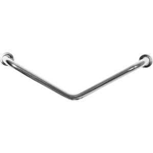 Barra de Apoio Para Banheiro Curva Sicmol Alumínio 60Cm