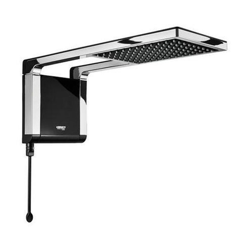 CHUVEIRO-ELETRONICO-LORENZETTI-ACQUA-STORM-ULTRA-PRETO-CROMADO-5500W-110V