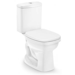 Vaso Sanitário com Caixa Acoplada Incepa/Roca Art com Ecoflush Acionamento Duplo Branco 3/6 Litros