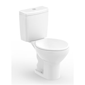 Vaso Sanitário com Caixa Acoplada Incepa/Roca Flamingo Ecoflush Acionamento Duplo Branco 3/6 Litros