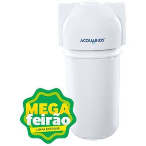 Refil Filtro de Água Para Torneira Acquabios Carbon Block Branco 200
