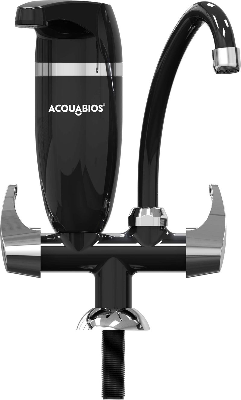 TORNEIRA-PIA-COZINHA-DE-MESA-COM-FILTRO-ACQUABIOS-PREMIUM-PRETO-E-CROMADO