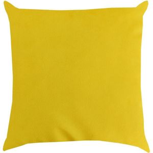 Capa de Almofada Proxima Veludo Liso Amarelo 43X43cm