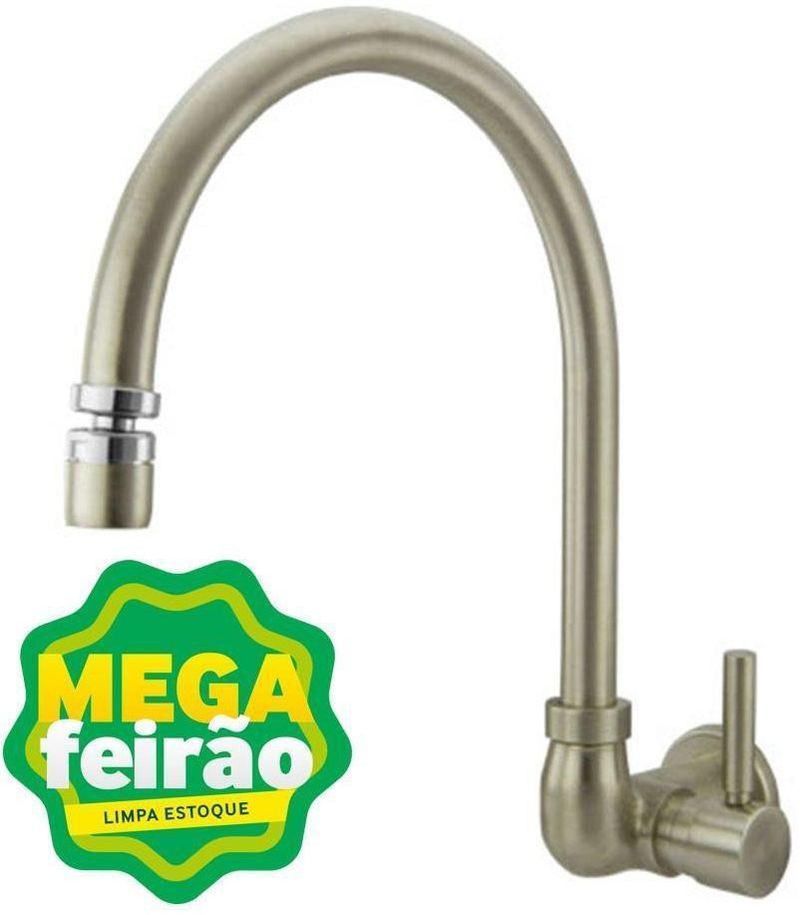 Torneira-Pia-Cozinha-Romar-de-Parede-Bica-Movel-Agile-Inox-Dn15-Dn20