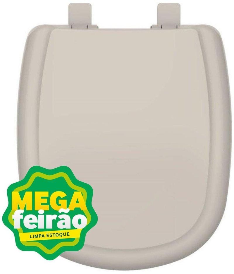 Assento-Sanitario-Tupan-Sabatini-Polipropileno-Palha-Fechamento-Comum