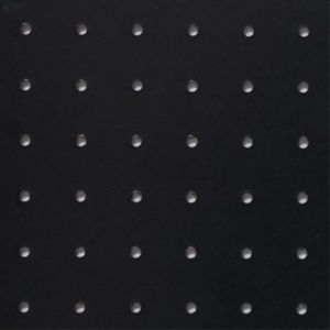 Chapa de MDF Perfurada Para Uso Geral Eucatex Preto 61x122cm