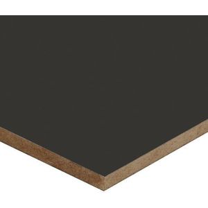 Chapa de MDF Para Uso Geral Arauco 15mm Preto 70x40cm