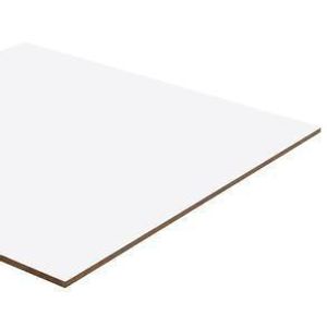 Chapa de MDF Para Uso Geral Eucatex 15mm Branco Neve 60x275cm