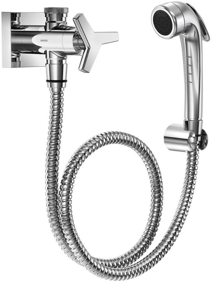 Ducha-Higienica-Docol-com-Registro-e-Gatilho-City-Cromado