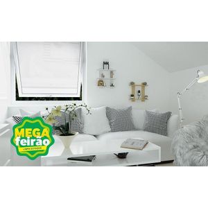 Prateleira Decorativa Estrado 2 Prateleiras Muve Natural 45x35x11,5cm