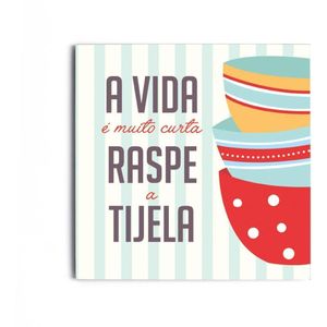 Placa Decorativa Raspe A Tijela MDF 6mm