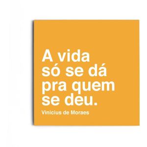 Placa Decorativa Vida MDF 6mm