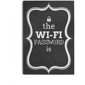 Placa Decorativa Wi-Fi MDF 6mm