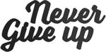 Palavra-Decorativa-Never-Give-Up-MDF-3mm