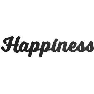 Palavra Decorativa Happiness MDF 3mm