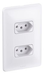 TOMADA-DUPLA-2P-T-PB-ZEFFIA-LEGRAND-680111-4X2-10A-BRANCO