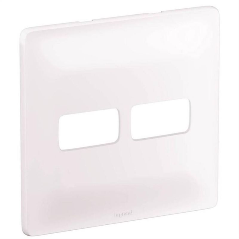 Placa-1-1-Postos-com-Suporte-Zeffia-Legrand-4x4-Branco