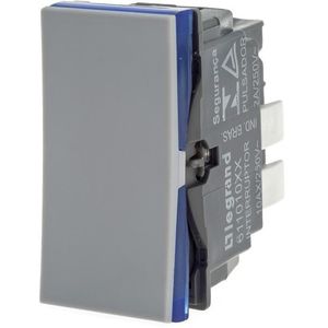 Módulo Interruptor Simples Pial Plus+ Legrand 10A 250V Cinza