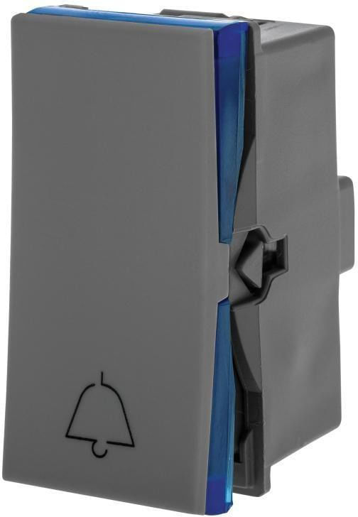 Modulo-Pulsador-Campainha-Pial-Plus--Legrand-2A-250V-Cinza
