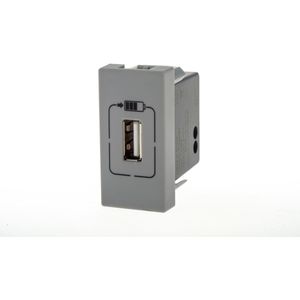 Módulo Carregador 1x Usb Pial Plus+ Legrand 1100mA 1M Cinza